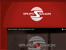 Tablet Screenshot of gruposandri.com.br